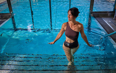 Pool Wellnesshotel Weber in Zachenberg